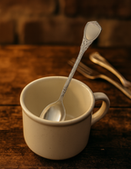 Sterling Silver 925 Ornamental Design Spoon “Lazur”