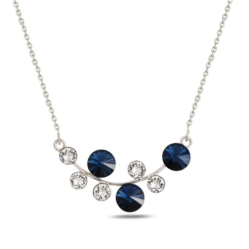 Sterling Silver 925 Swarovski Crystal Necklace Pendant "Calypso"