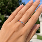 Sterling Silver 925 Adjustable Swarovski Crystal Ring "Enfys"