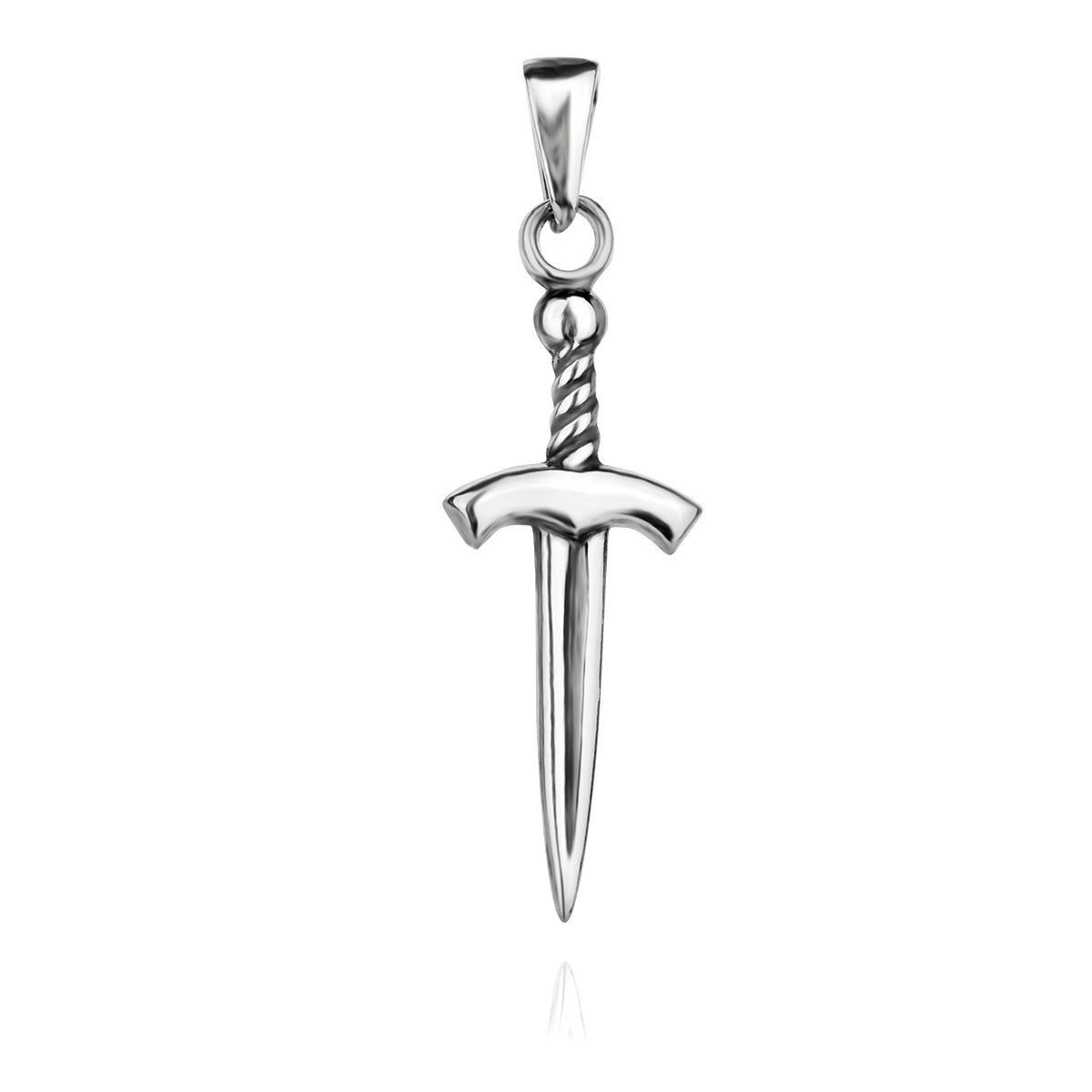 Sterling Silver 925 Sword Dagger Pendant “Valour”