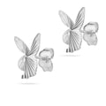 Sterling Silver 925 Bunny Stud Earrings "Naughty Jack"