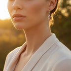 Sterling Silver 925 Drop CZ Earrings "Carla"