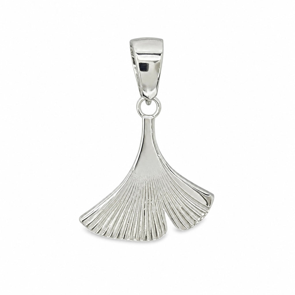 Silberanhänger 925 Fächerblatt „Flabel“