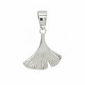 Sterling Silver 925 Fan Leaf Pendant "Flabel"