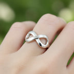 Sterling Silver 925 Infinity Ring "Eva"