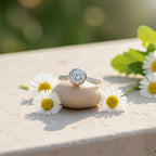 Sterling Silver 925 Single Solitaire Stone CZ Ring "Nora"