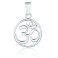 Sterling Silver 925 Om Pendant “Inner Circle”
