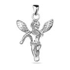 Sterling Silver 925 Guardian Angel Pendant "Blessed Light"