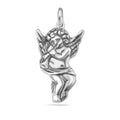 Sterling Silver 925 Guardian Angel Pendant "Heavenly Whisper"