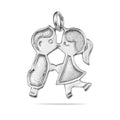 Sterling Silver 925 Pendant "First Kiss"