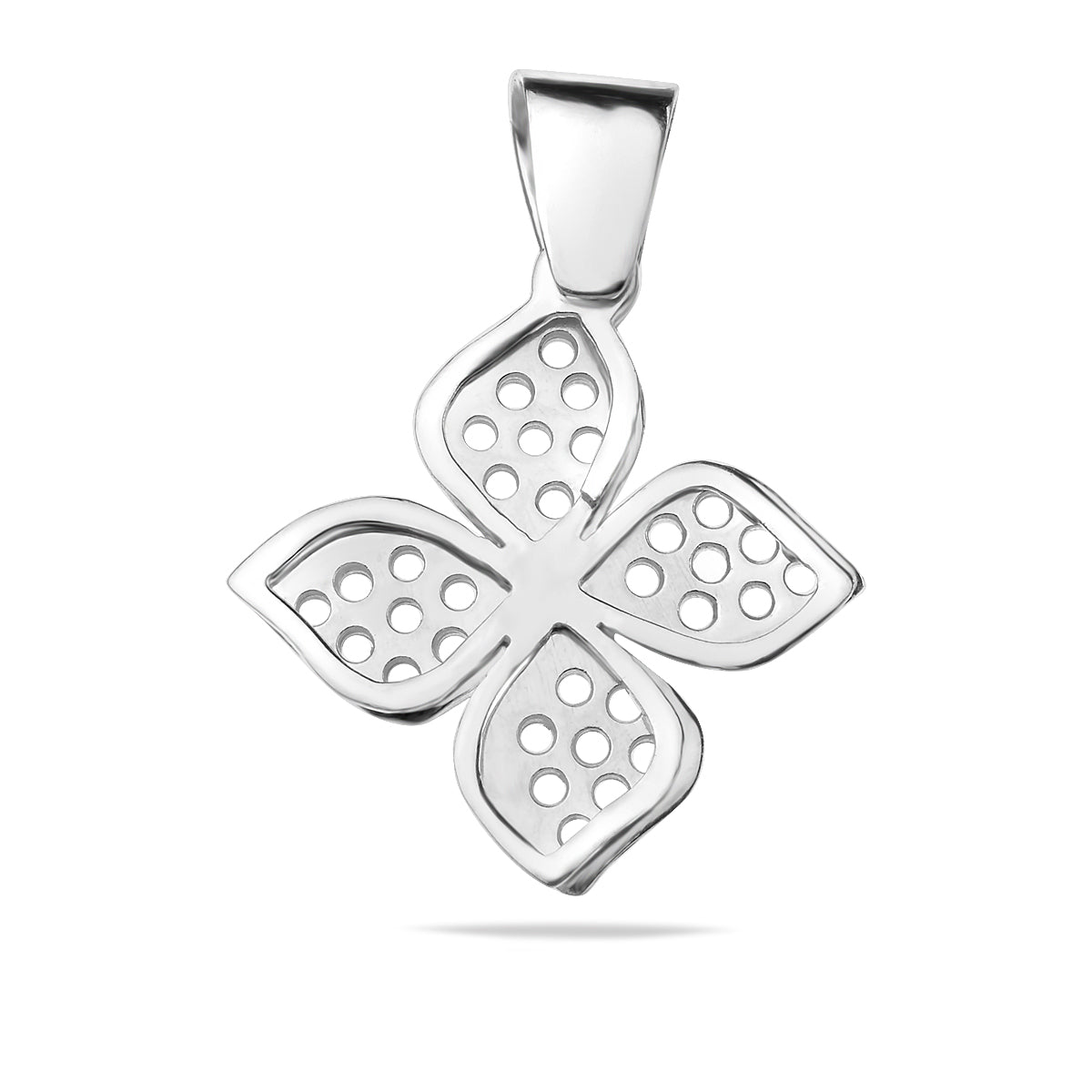 Sterling Silver 925 Four Leaf Clover Pendant "Shamrock"