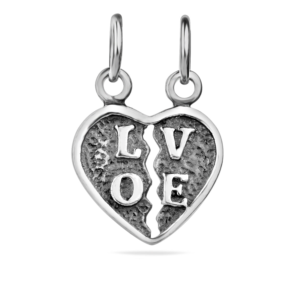 Sterling Silver 925 Heart Pendant "Amor"