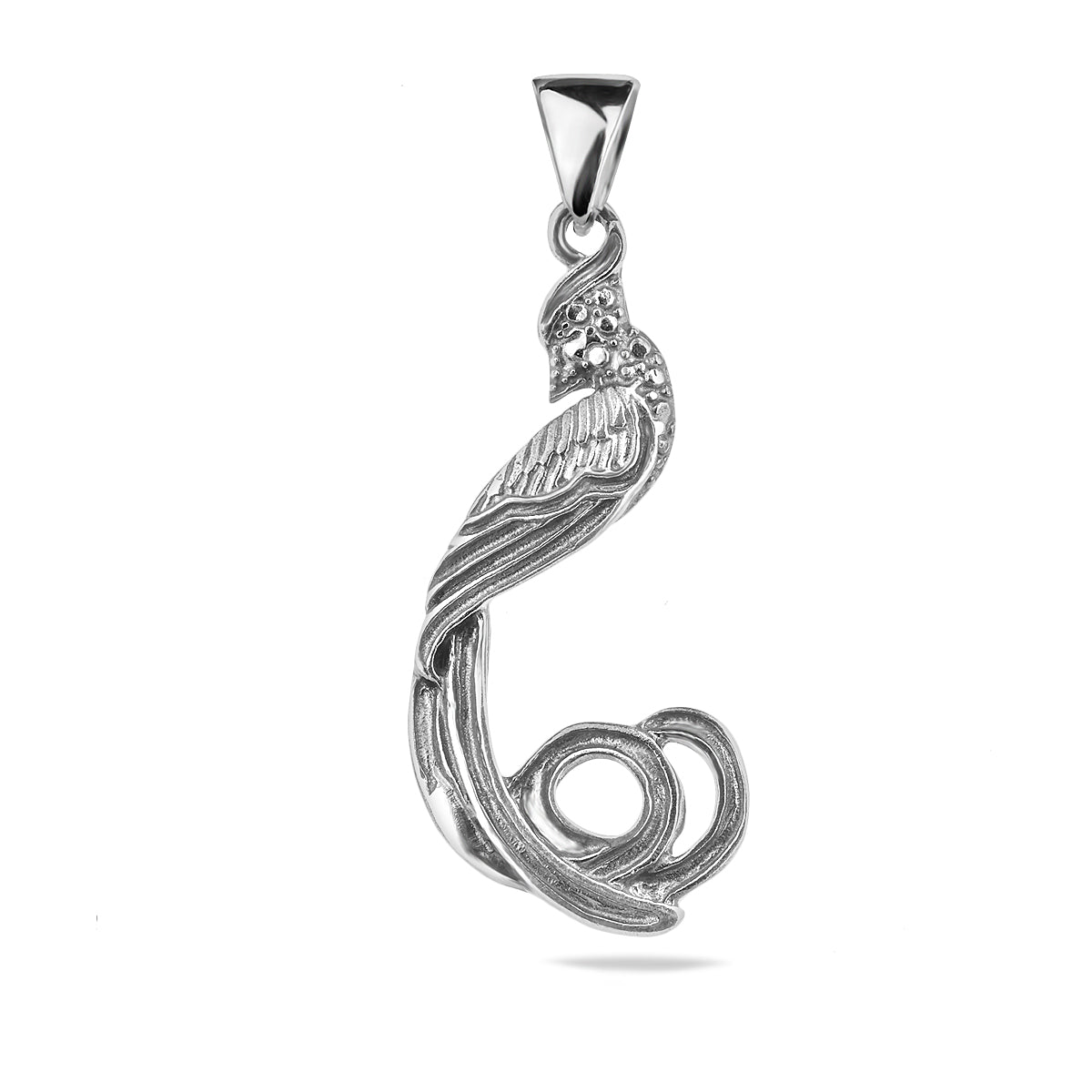Sterling Silver 925 Peacock Pendant “Revival”