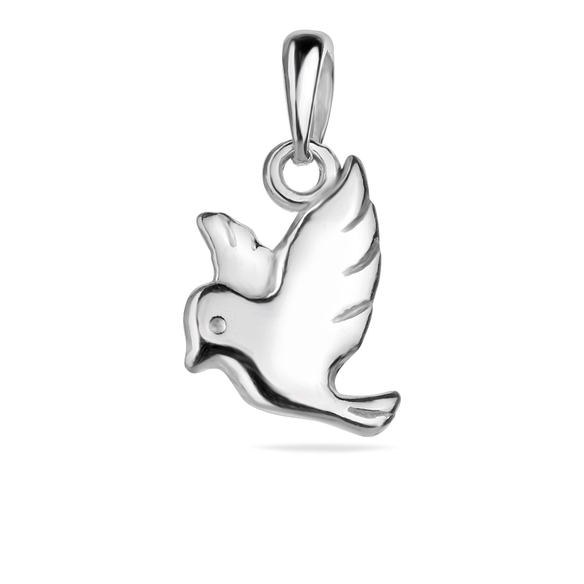 Sterling Silver 925 Dove Pendant “Peaceful Spirit”