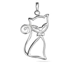 Sterling Silver 925 Cat Pendant "Felix"