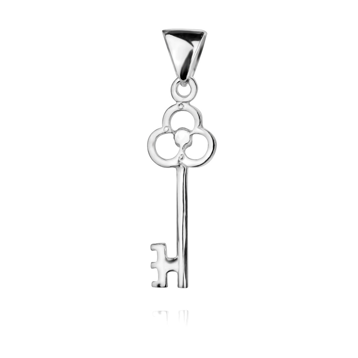 Sterling Silver 925 Key Pendant "Secret Door"
