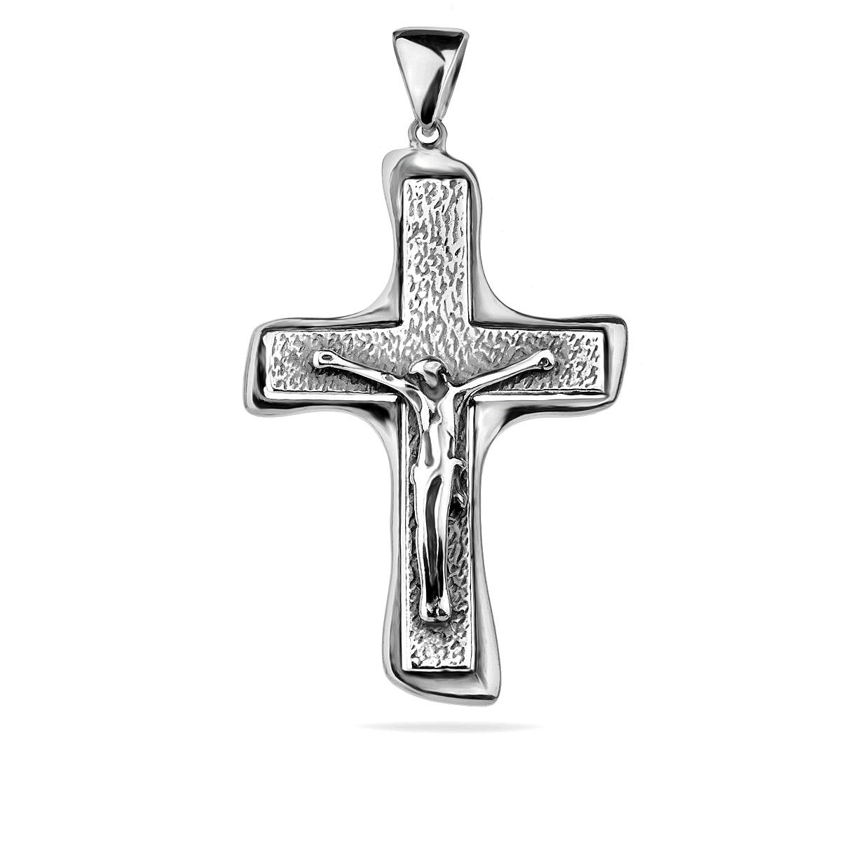 Sterling Silver 925 Cross Crucifix Pendant "Son of God"