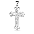 Sterling Silver 925 Cross Pendant "Lace"