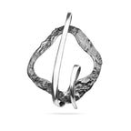 Sterling Silver 925 Oxidised Pendant "Abstract Harmony"