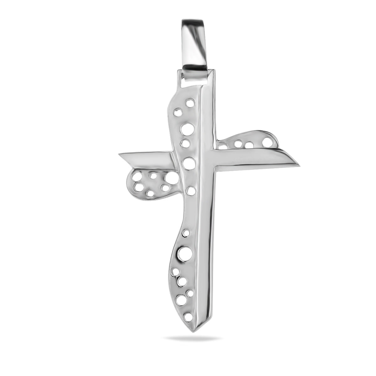 Sterling Silver 925 Cross Pendant "Celestial Dots"