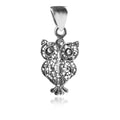 Sterling Silver 925 Owl Pendant "Magical Wisdom"