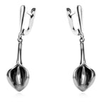 Sterling Silver 925 Calla Lily Dangle Drop Earrings "Zante"