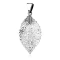 Sterling Silver 925 Leaf Pendant “Silver Nature”