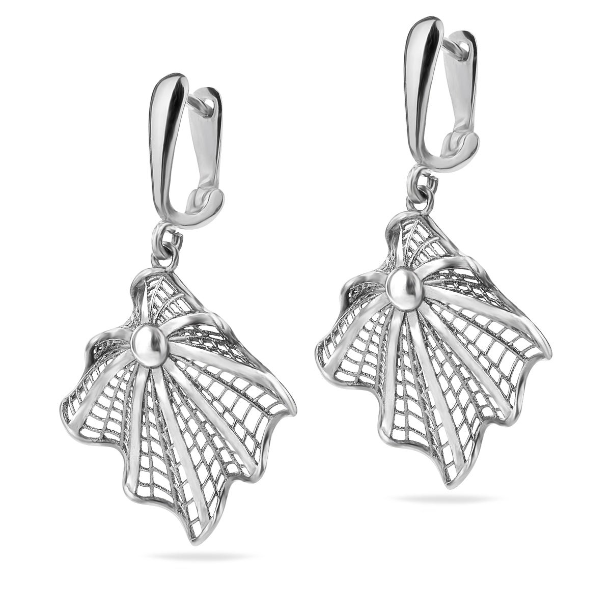 Sterling Silver 925 Dangle Earrings "Aranea"
