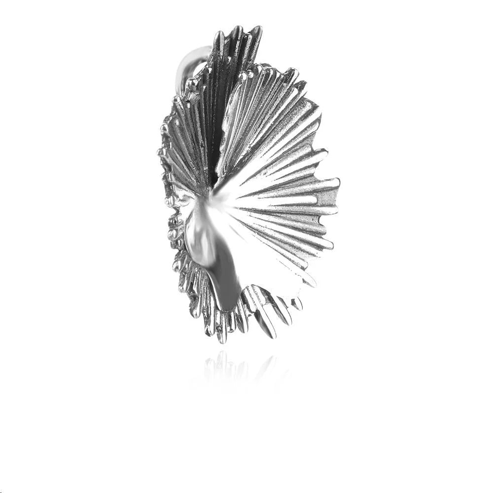 Sterling Silver 925 Pendant “Abstract Flare”