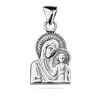 Sterling Silver 925 Pendant "Madonna and Child"