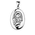 Sterling Silver 925 Virgin Mary Pendant "Devotion"