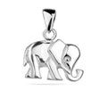 Sterling Silver 925 Elephant Pendant "Good Luck"
