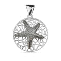 Sterling Silver 925 Starfish Pendant “Sea Breeze”