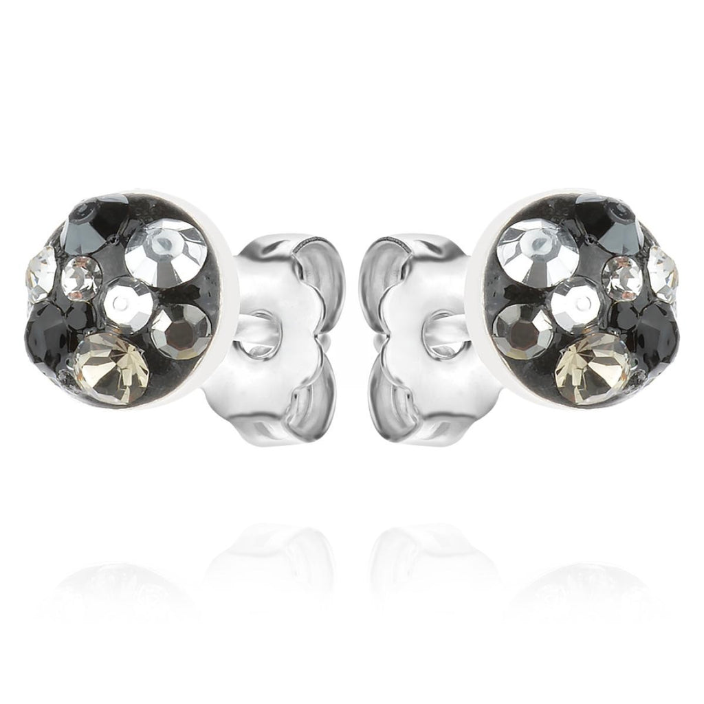 Sterling Silver 925 Swarovski Crystal Stones Stud Earrings "Freya"