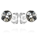 Sterling Silver 925 Swarovski Crystal Stones Stud Earrings "Freya"