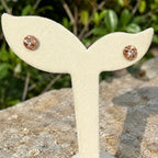 Sterling Silver 925 Swarovski Crystal Stones Stud Earrings "Freya"
