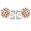 Sterling Silver 925 Swarovski Crystal Stones Stud Earrings "Freya"