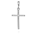 Sterling Silver 925 Minimalist Cross Pendant “Pure Faith”