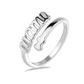 Sterling Silver 925 Mama Wrap Adjustable Ring "Mia"