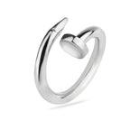 Sterling Silver 925 Nail Wrap Ring "Oryx"