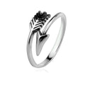 Sterling Silver 925 Arrow Wrap Ring Adjustable Sizes "Macan"