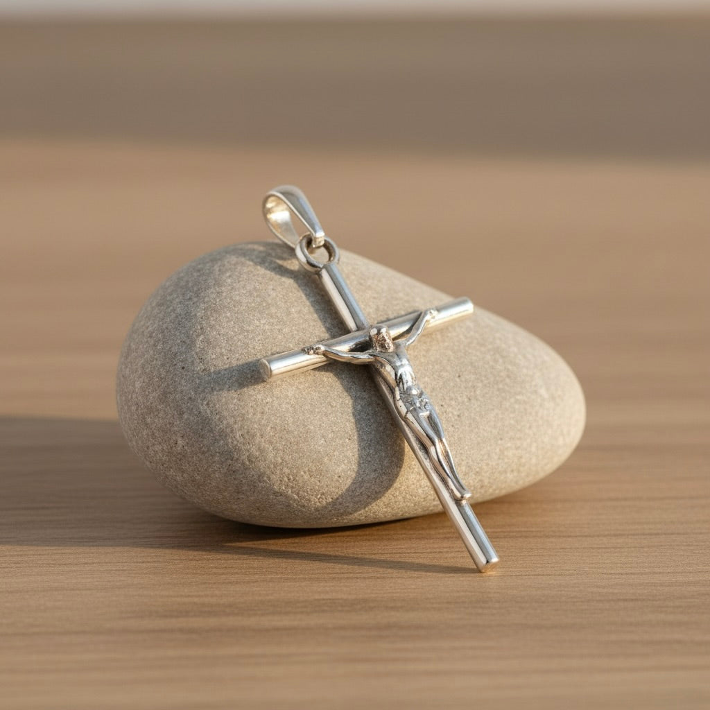 Sterling Silver 925 Cross Pendant “Holy Spirit”