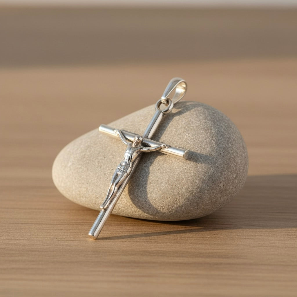 Sterling Silver 925 Cross Pendant “Holy Spirit”