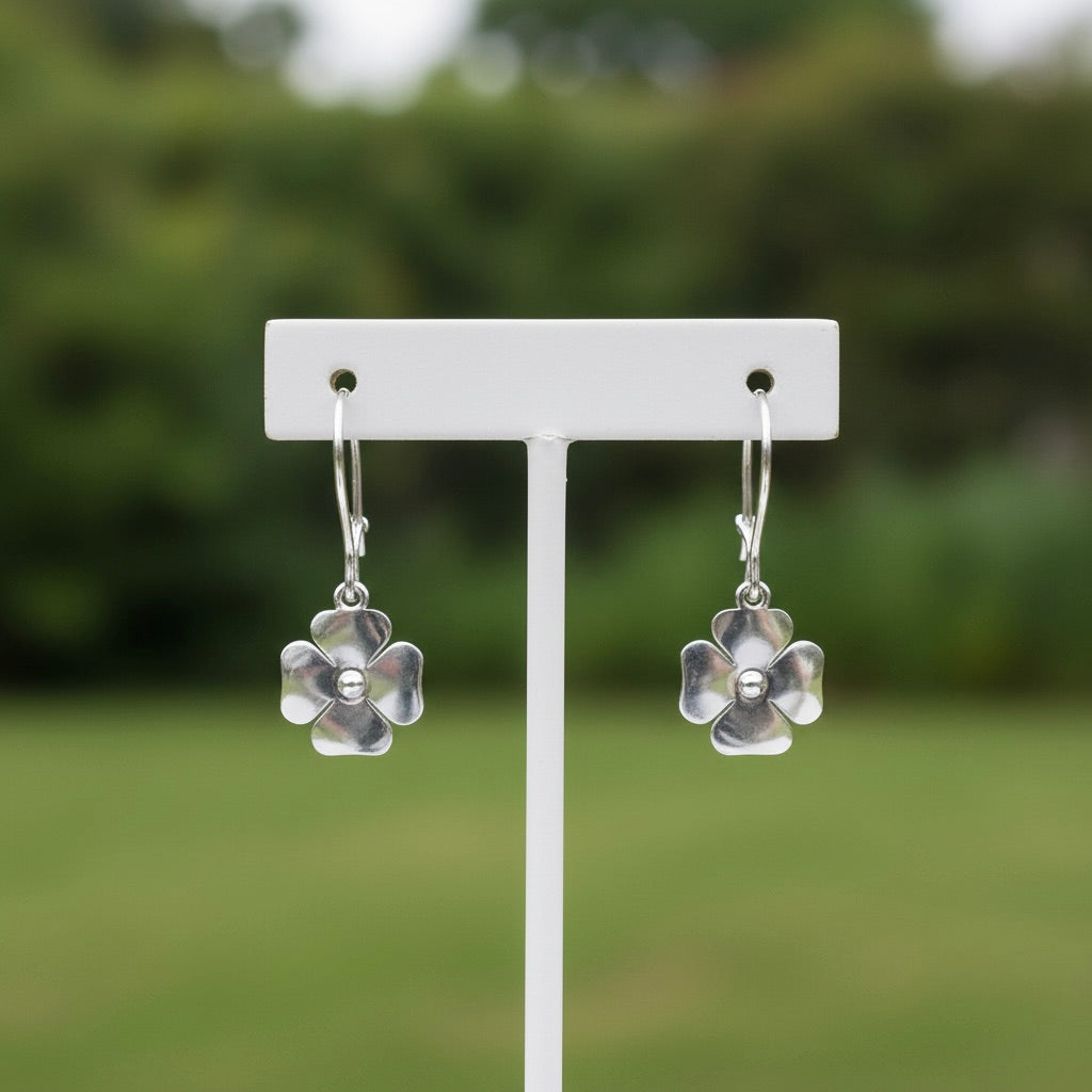 Sterling Silver 925 Clover Earrings "Felicity"