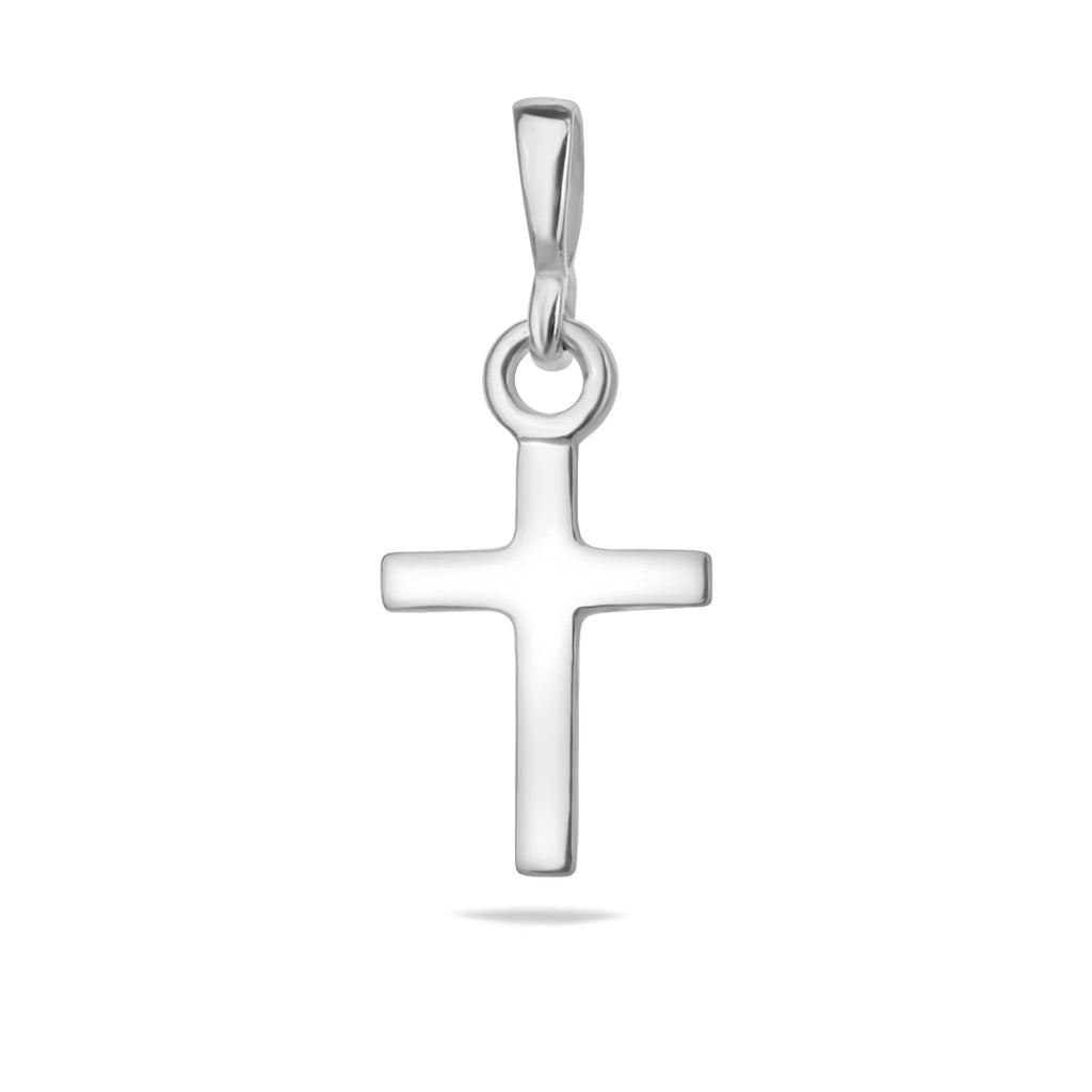 925 Sterling Silber Kreuzanhänger „Petite Faith“