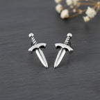 Ohrstecker aus Sterlingsilber 925 „Valour“ (Schwert)