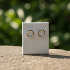 Ohrstecker aus Sterlingsilber 925 „Minimal Circle“ mit offenem Kreis