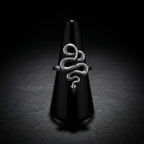 Sterling Silver 925 Snake Ring Adjustable Size "Helix"