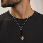 Sterling Silver 925 Viking Axe Oxidised Pendant "Nord"