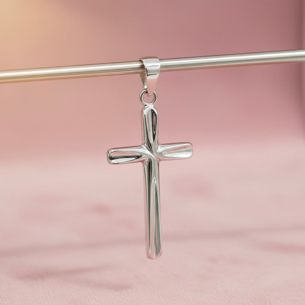 Sterling Silver 925 Cross Pendant "Divine"